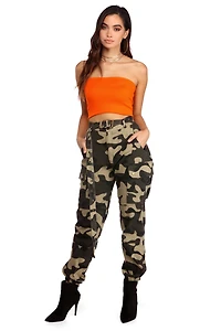 Basic Ribbed Cropped Tube Top