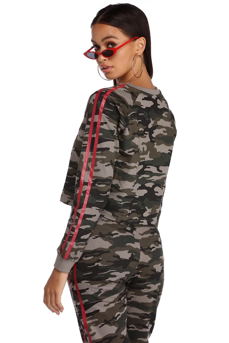 Comfy Camo Pullover