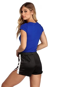 Casual Cutie V Neck Tee