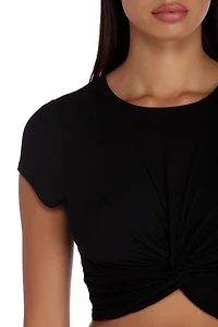 Run Knit Up Crop Top