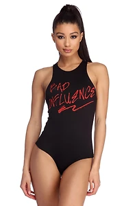Bad Influence Knit Bodysuit