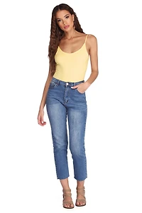 Essential Ribbed Sleeveless Bodysuit