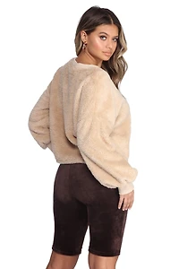 Feeling Cozy Teddy Top