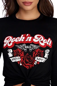 Rock N' Roll Crop Top