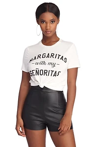 Margaritas With My Senoritas Tee