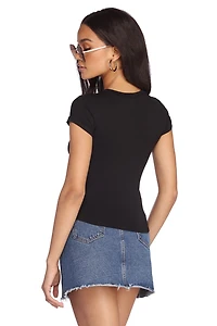 Honey Script Tee