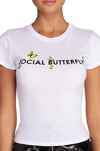 Social Butterfly Tee