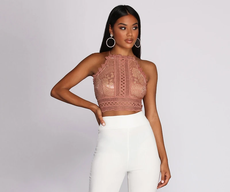 Crochet Queen Crop Top