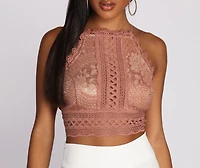 Crochet Queen Crop Top
