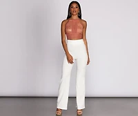 Crochet Queen Crop Top