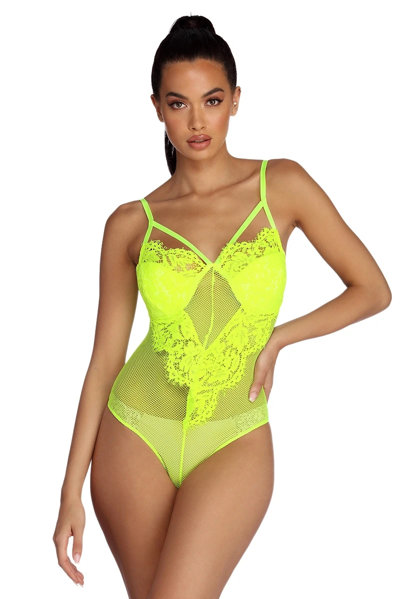 Daring Lace Bodysuit