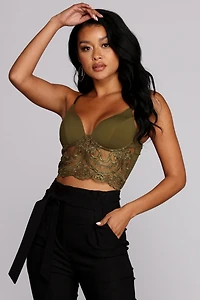 Sultry Styles Bustier Top