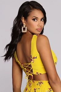 Fabulous Floral Crop Top
