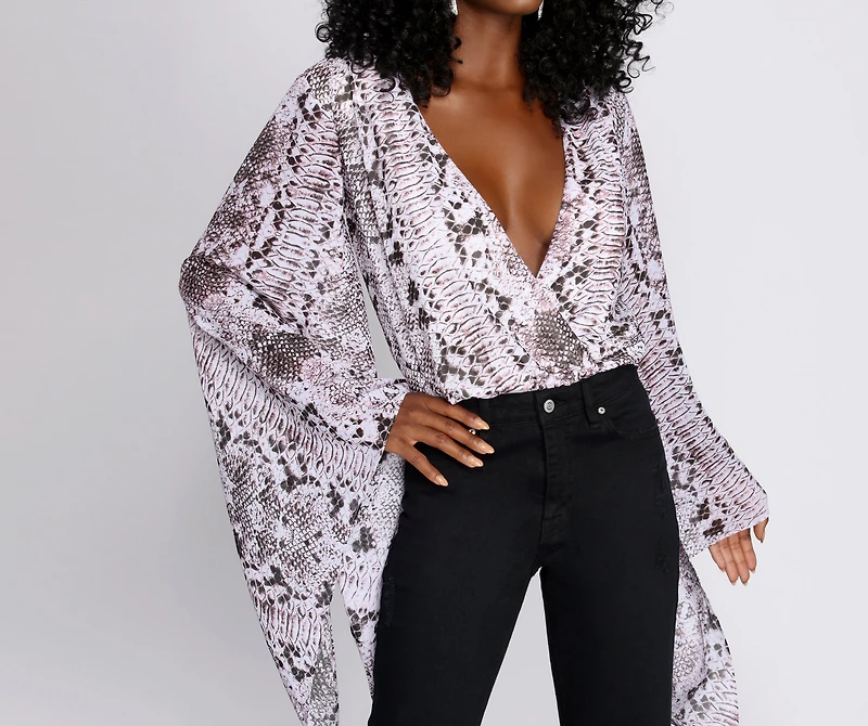 The Drama Bell Sleeve Bodysuit