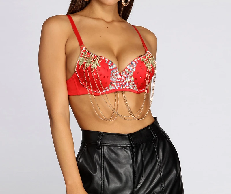 Ravishing Ringleader Chain Bra