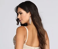 Iridescent Beauty Embellished Bra
