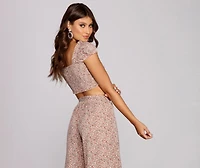 So Fresh Floral Smocked Top