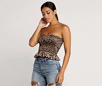 Fierce Feline Tube Top