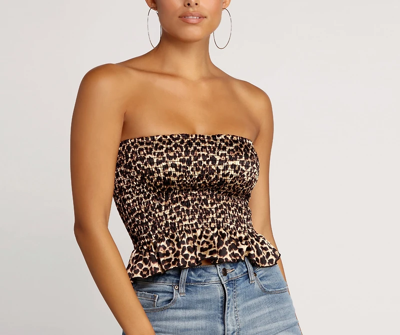 Fierce Feline Tube Top