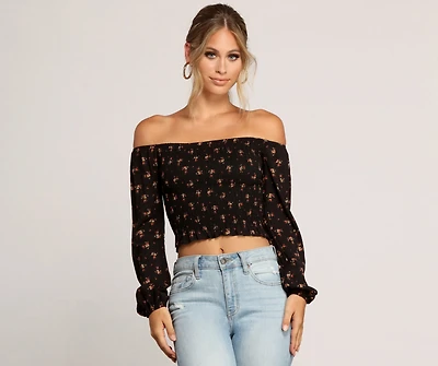 Cutie Floral Smocked Top
