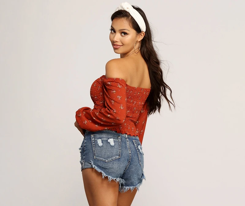 Cutie Floral Smocked Top