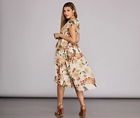 On The Lanai Floral Duster