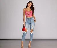 Still A Rose Crop Top