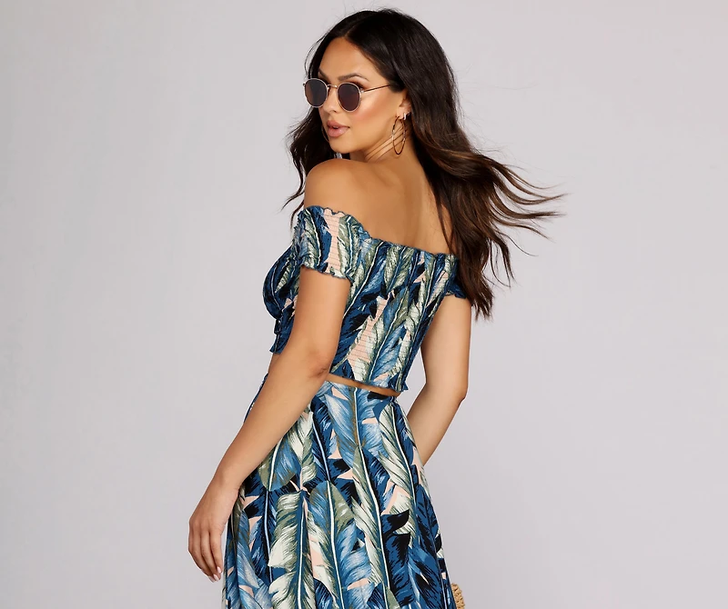 Tropic Vibes Crop Top