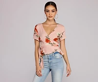 Radiant Peplum Top