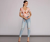 Radiant Peplum Top