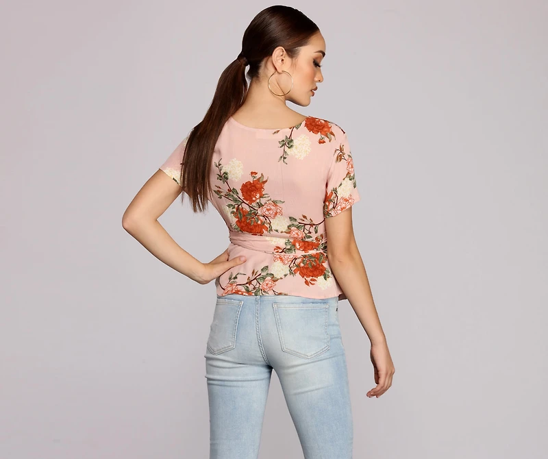 Radiant Peplum Top
