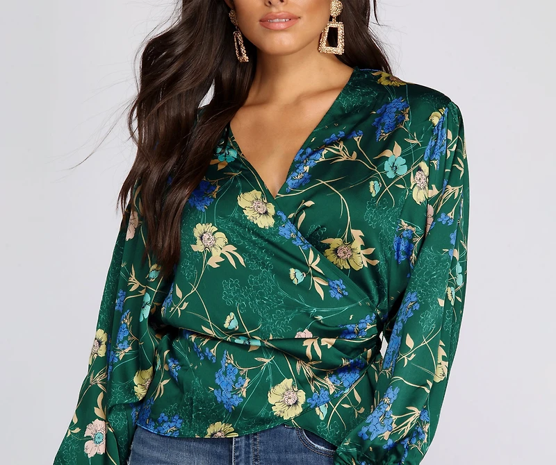 For The Love of Floral Top