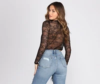 She's Flawless Lace Bodysuit