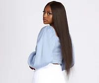 Always Be My Baby Shimmering Blouse