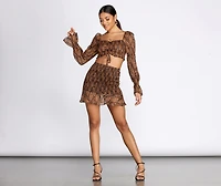 Autumn Affair Crop Top