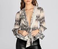 Bring The Sass Peplum Top