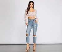 Flowy Floral Crop Top