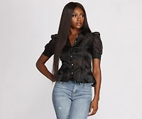 Known For The Drama Blouse