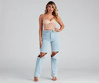 Lace Appeal Scalloped Bustier