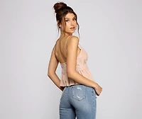 Romantic And Chic Peplum Top