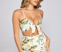 Summertime Stunner Crop Top