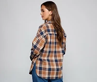 Button Up Fab Flannel Top