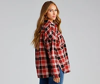 Button Up Fab Flannel Top