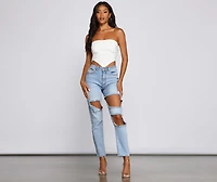 Curves Ahead Tube Top