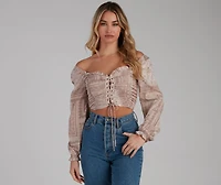 Effortless Boho-Chic Crop Top
