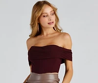 Riviera Draped Corset Top