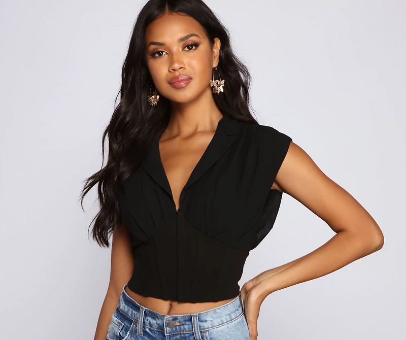 Preppy And Chic Crop Top