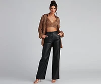 Glitzy Moment Sequin Knit Top