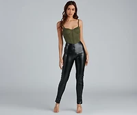 Everyday Trendsetter Cropped Corset Top