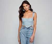 That Next Glam Look Crop Top